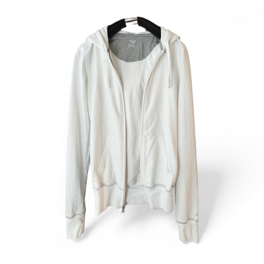 💕NIKE The Athletic Dept. 100% Cotton Long Sleeve Hoodie • White • Size XS - Picture 2 of 8